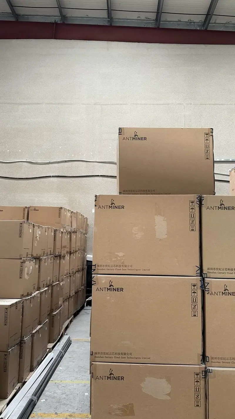 Réception Antminer